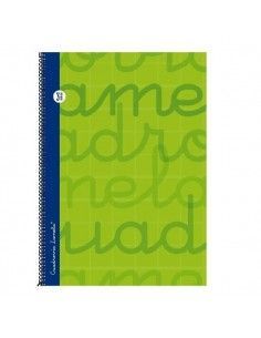 cuaderno Lamela espiral folio 80 hojas