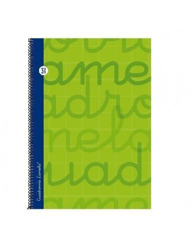 cuaderno Lamela espiral folio 80 hojas