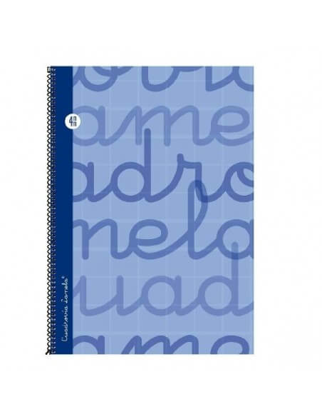 Interior cuadrovía del cuaderno folio Lamela 4mm