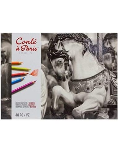 CAJA METAL 48UND PASTEL SURTIDOS CONTE