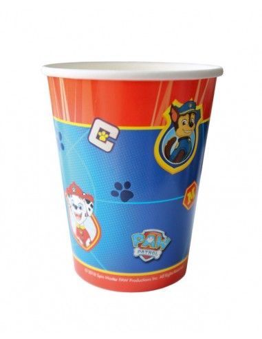 Set de 8 vasos de la patrulla canina