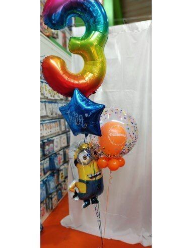 Ramo de globos Feliz cumpleaños...