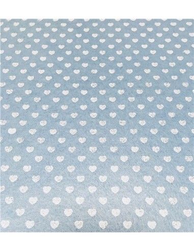 Hojas de fieltro Artemio con corazones 30x30 cm