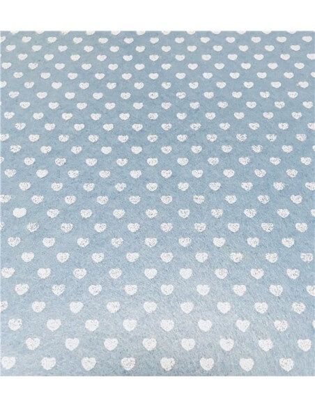 Hojas de fieltro Artemio con corazones 30x30 cm