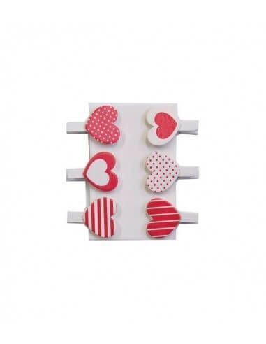 ARTEMIO WOOD 6 PEGS HEART