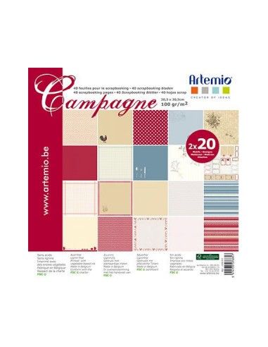 ARTEMIO SET PAP 40P COUNTRY