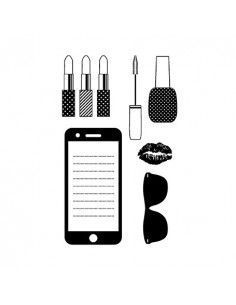 SET DE SELLOS TRANSPARENTES...
