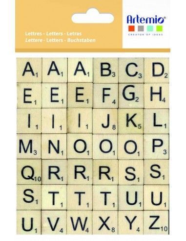 ARTEMIO LETRAS MADERA SCRABBLE