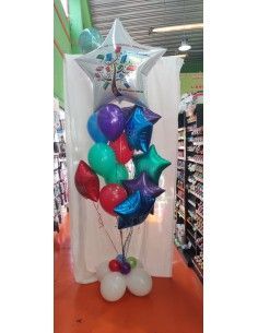 Ramo de estrellas y globos...