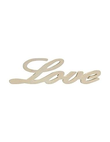 PALABRA DE MADERA PARA COLGAR LOVE