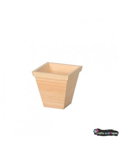 JARRON DE MADERA DE 15X15X15