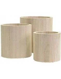 SET DE 3 JARRONES REDONDOS...