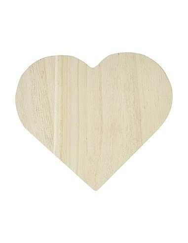 CAJA DE MADERA EN FORMA DE CORAZON