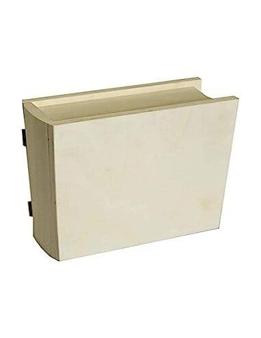 CAJA CON FORMA DE LIBRO 17 X 21 X 7 CM