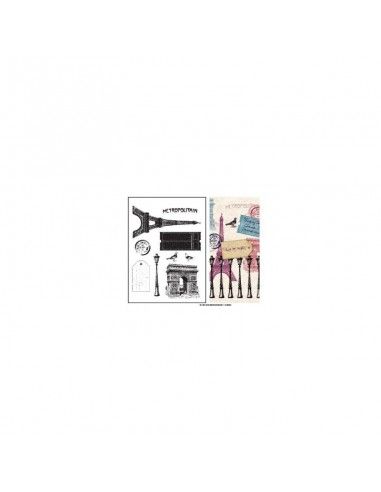 KIT DE SELLOS TRANSPARENTES 5,9" X...