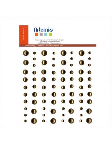 ARTEMIO 80 PERLAS ADHES ORO