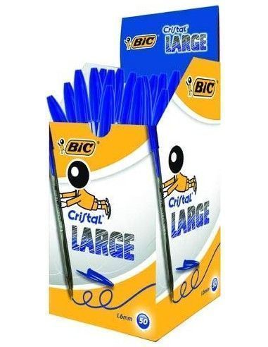 BOLIGRAFO BIC CRISTAL LARGE 1.6MM.
