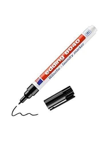 ROTULADOR PARA ROPA EDDING NEGRO 1 MM.