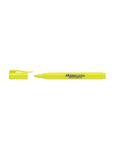 Marcador fluorescente Faber-Castell Textliner 38 punta ancha