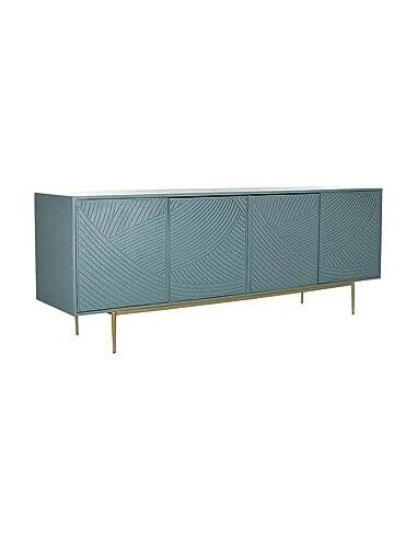 BUFFET MANGO METAL 200X50X76 TURQUESA