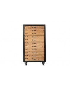 CAJONERA ABETO 57X40X111 NEGRO