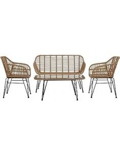 SOFA SET 4 RATAN SINTETICO...
