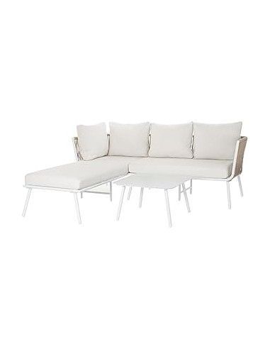 SOFA SET 2 ALUMINIO POLIESTER...