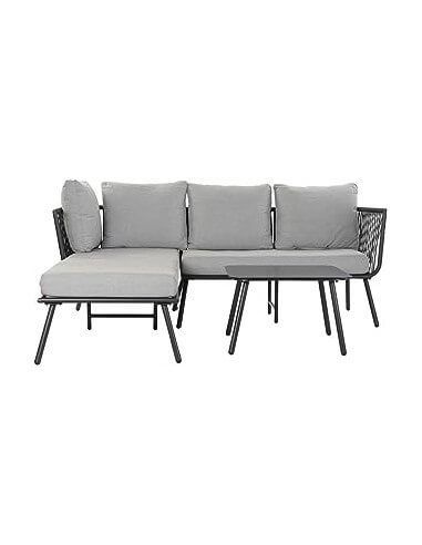 SOFA SET 2 ALUMINIO POLIESTER...