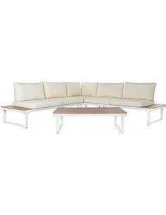 SOFA SET 4 ACERO POLIESTER...