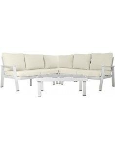 SOFA SET 4 ALUMINIO...