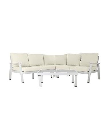 SOFA SET 4 ALUMINIO POLIESTER...