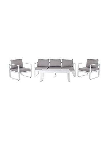 SOFA SET 4 ALUMINIO POLIESTER...