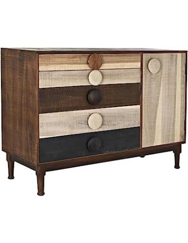 BUFFET SHEESHAM 120X45X85 MARRON OSCURO