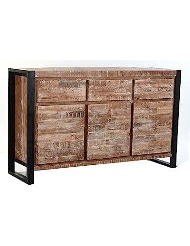 BUFFET ACACIA METAL 140X40X85 NATURAL