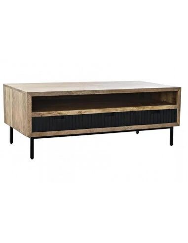 MESA CAFE MANGO METAL 120X60X45 NEGRO