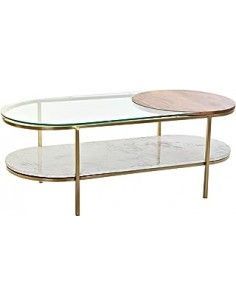 MESA CAFE METAL MARMOL...