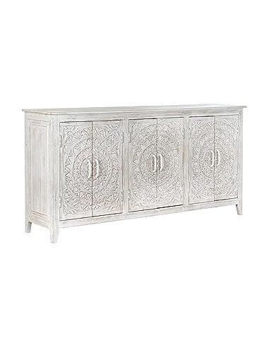 BUFFET MANGO 175X40X87 MANDALA BLANCO