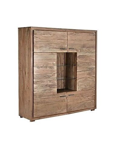 ARMARIO ACACIA CRISTAL 145X40X153...
