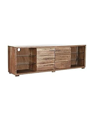 MUEBLE TV ACACIA CRISTAL 200X40X63...