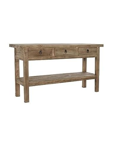 CONSOLA MADERA 170X45X90 NATURAL