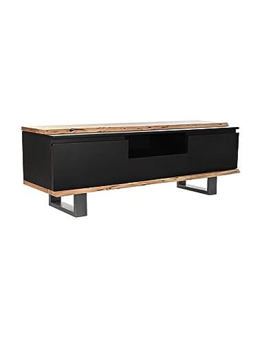 MUEBLE TV MANGO 145X45X50 NEGRO