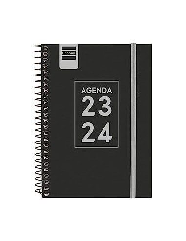 AGENDA ESCOLAR 23-24 1/8 SVH COLOR NEGRO