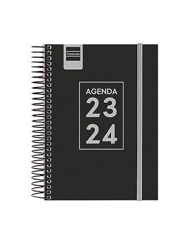 AGENDA ESCOLAR 23-24 1/8 1DP COLOR NEGRO
