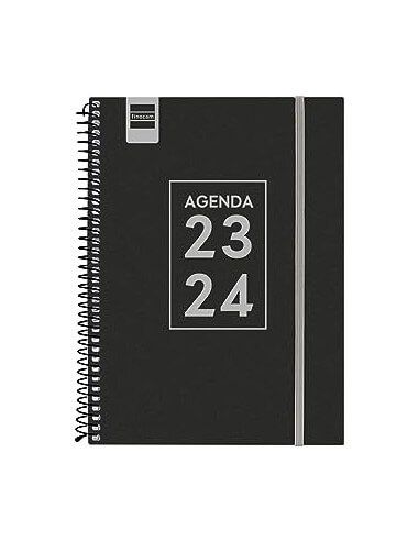 AGENDA ESCOLAR 23-24 1/2 SVH COLOR NEGRO