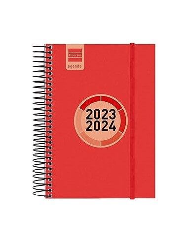 AGENDA ESCOLAR 23-24 E8 1DP COLOR ROJO