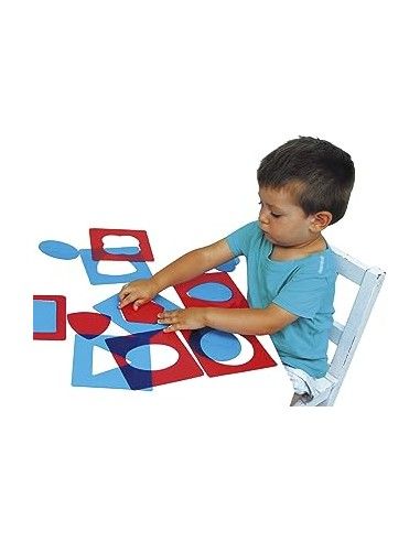 Formas Montessori Henbea plantillas y moldes translúcidos