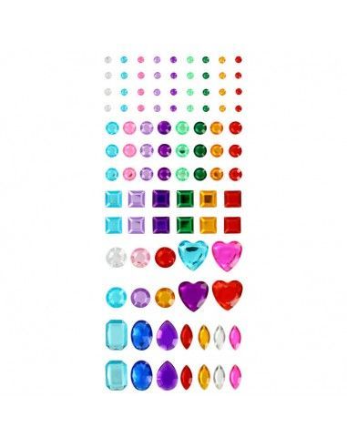 Set adhesivas brillantes figuras...