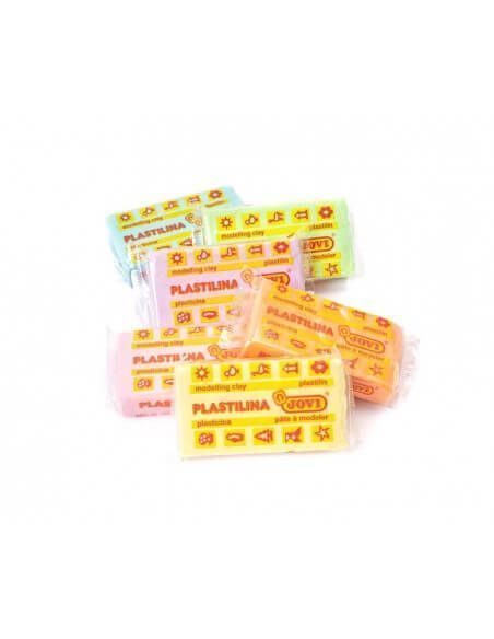 Pastilla Plastilina Jovi 50gr colores pastel para modelar