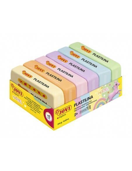 Plastilina Jovi tonos pastel sin gluten y moldeable