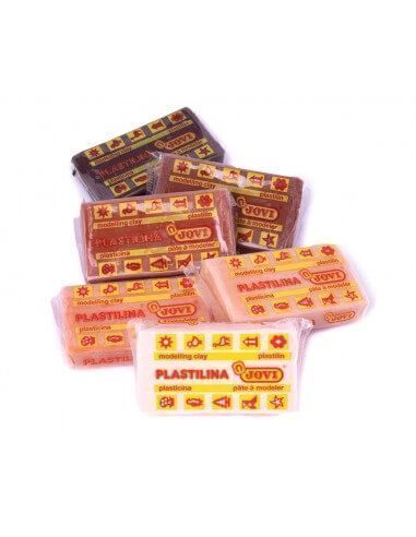 pastilla plastilina jovi colores multicultural 50 gr